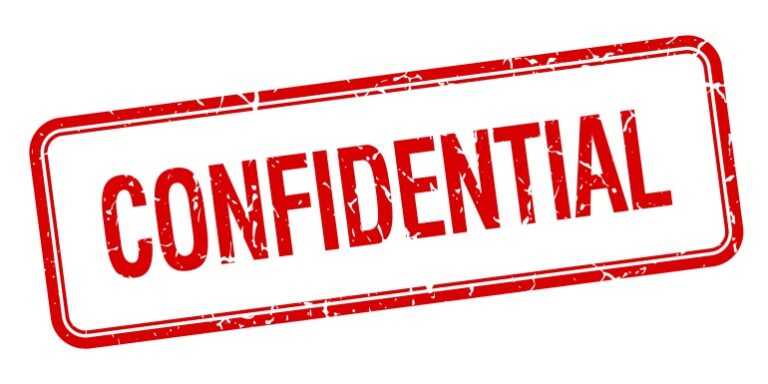 confidential business exit