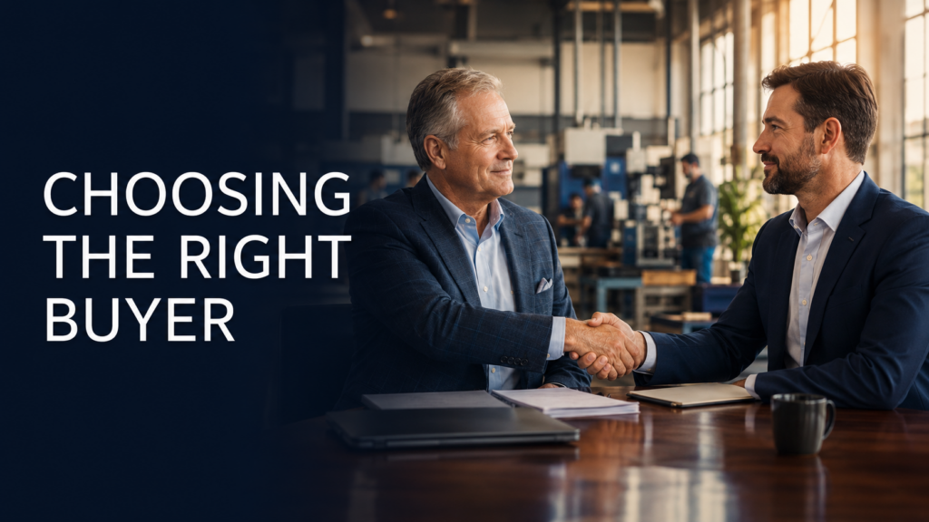 Choosing the right buyer for your business sale